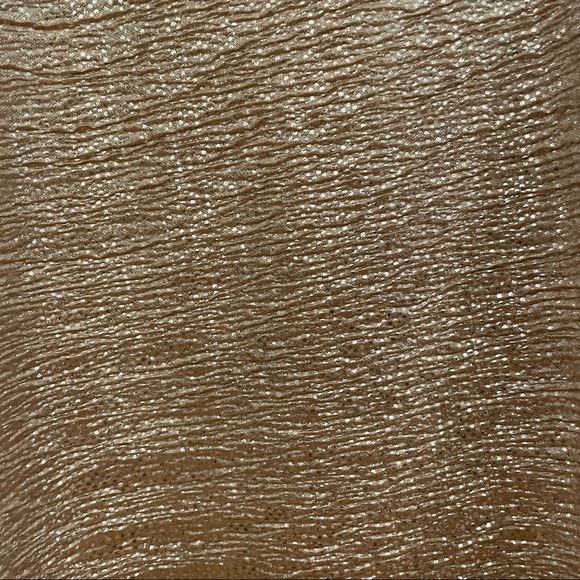 NWOT Dunnes Gold Nude Wavy Textured Sleeveless Tank Top - Picture 7 of 12